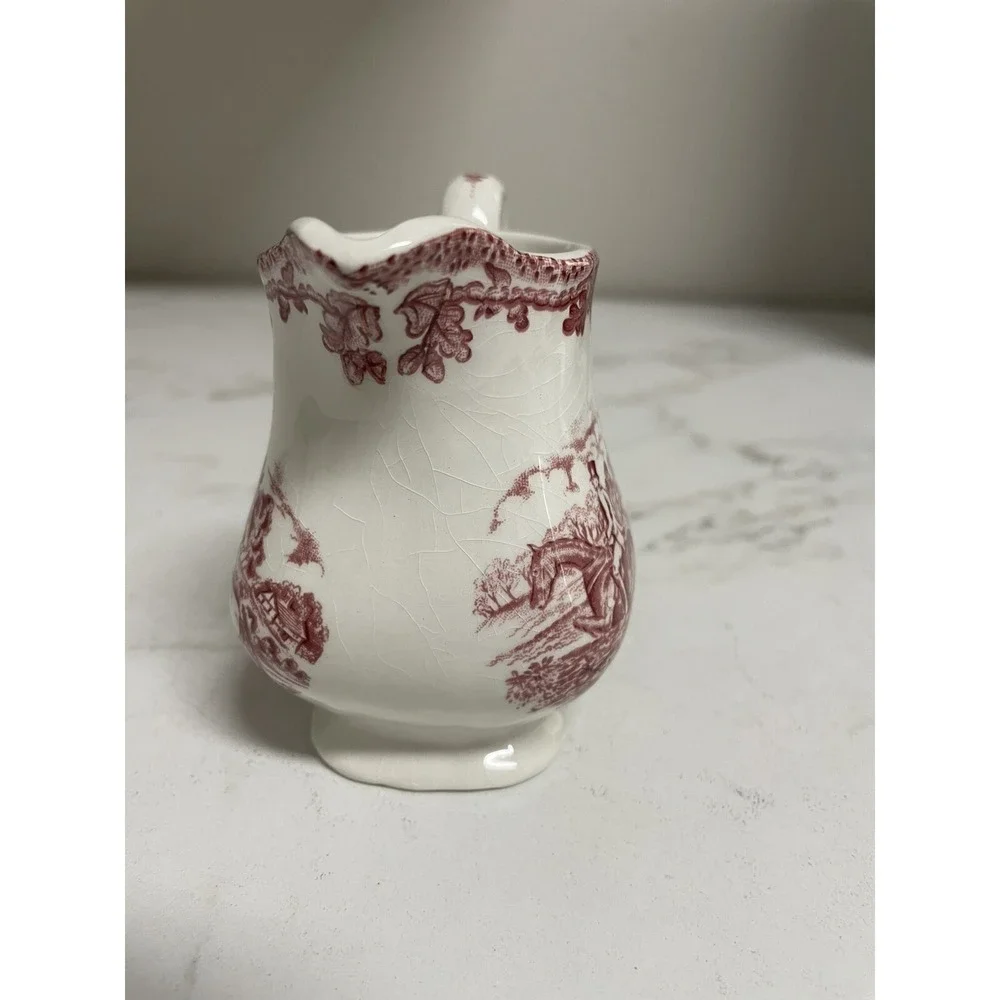 Country Life‎ Red Creamer by Myotts Staffordshire England